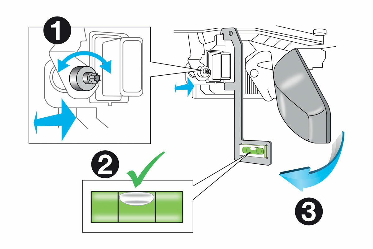 Laser 8257 ADAS Park Assist Camera Positioner Fits Volvo