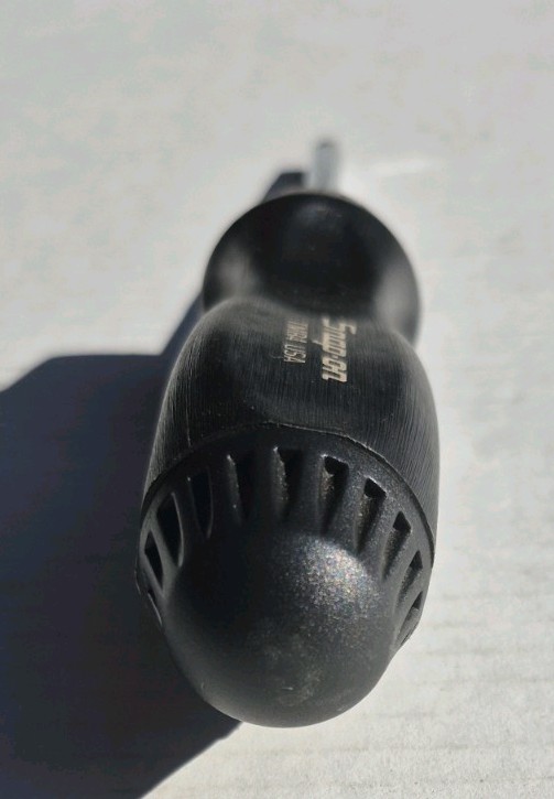 Snap On Tools TMR4 1/4″ Drive Ratcheting Spinner Handle 9” Black Hard Handle USA