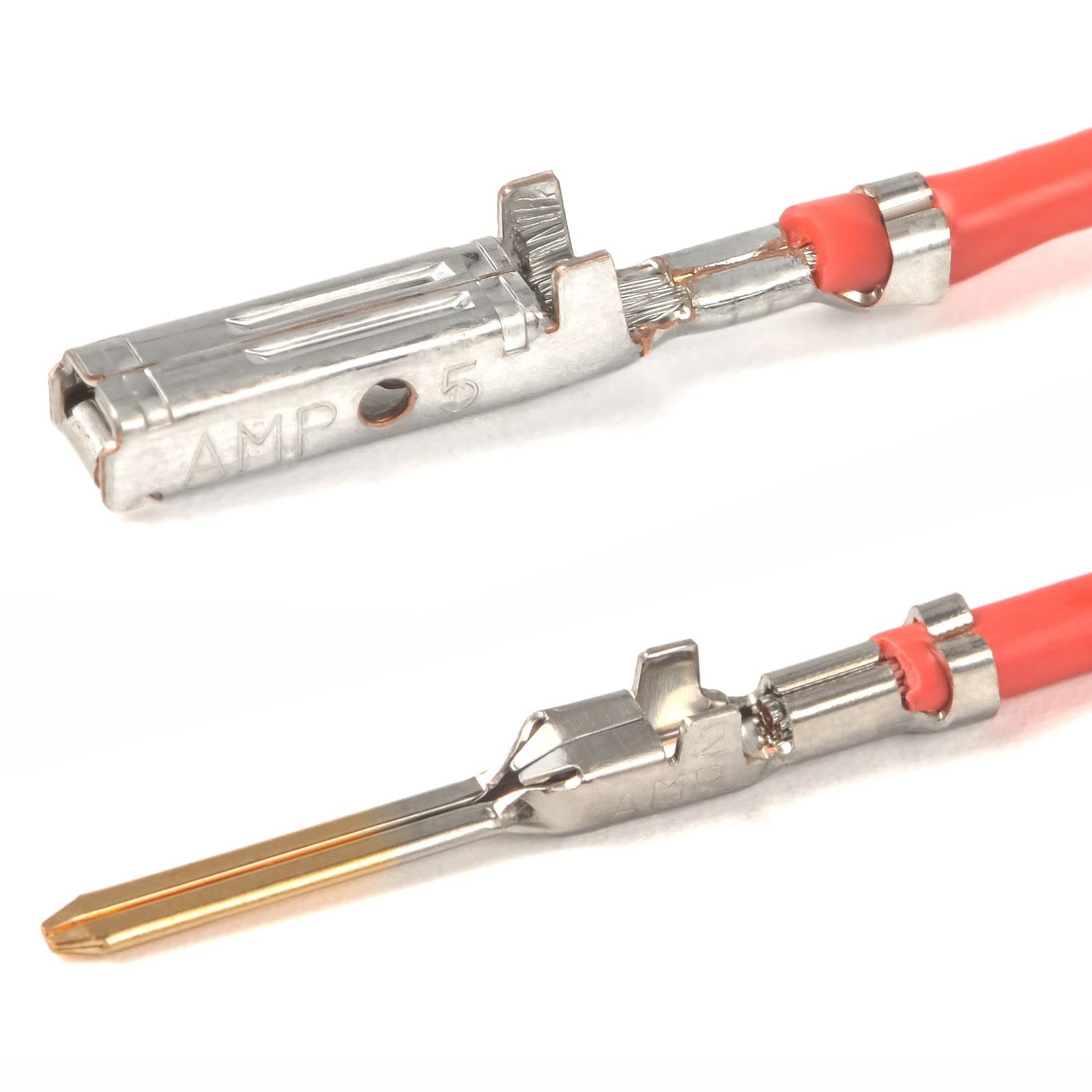 iCrimp Open Barrel Terminal Crimping Tool for AWG24-14 (0.2-2.0mm²), Orange