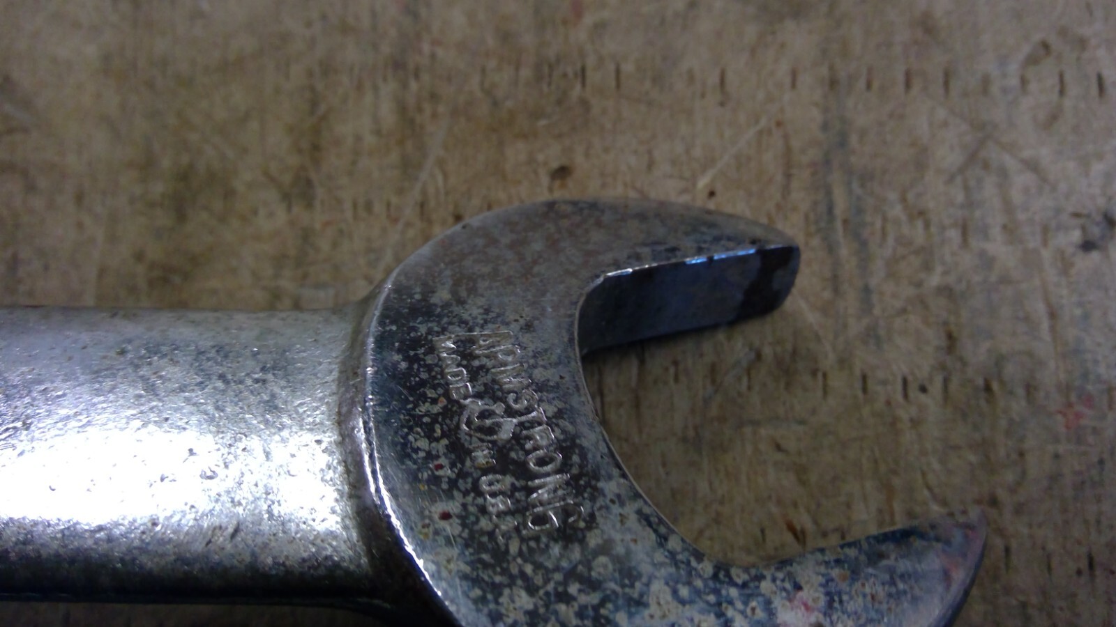 Armstrong Armaloy 1-1/8″ X 1-5/16″ Open End Wrench 1037-A Made In The USA