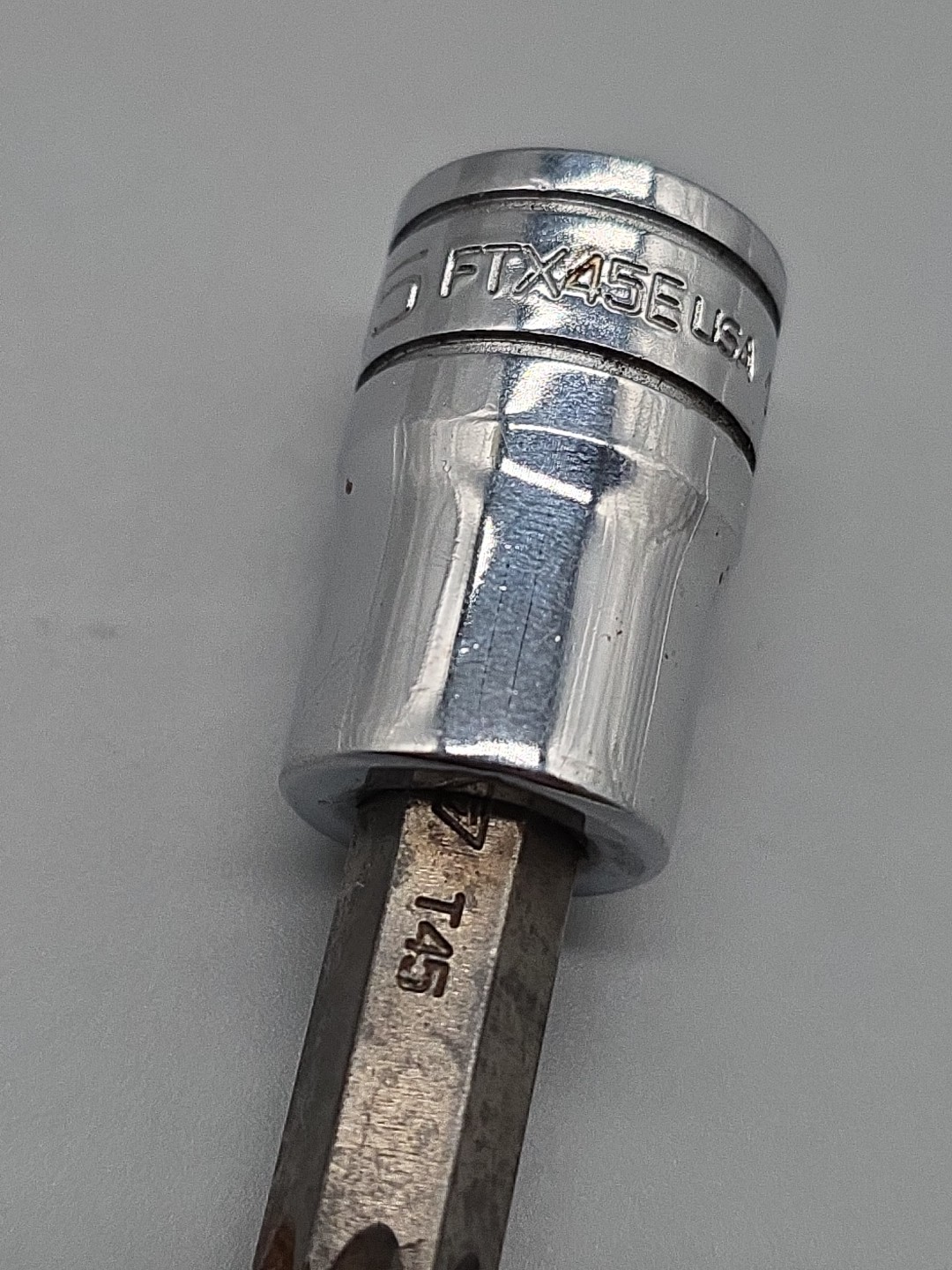 SNAP ON TOOLS FTX45E TORX T45, Bit & SOCKET DRIVER Standard Length