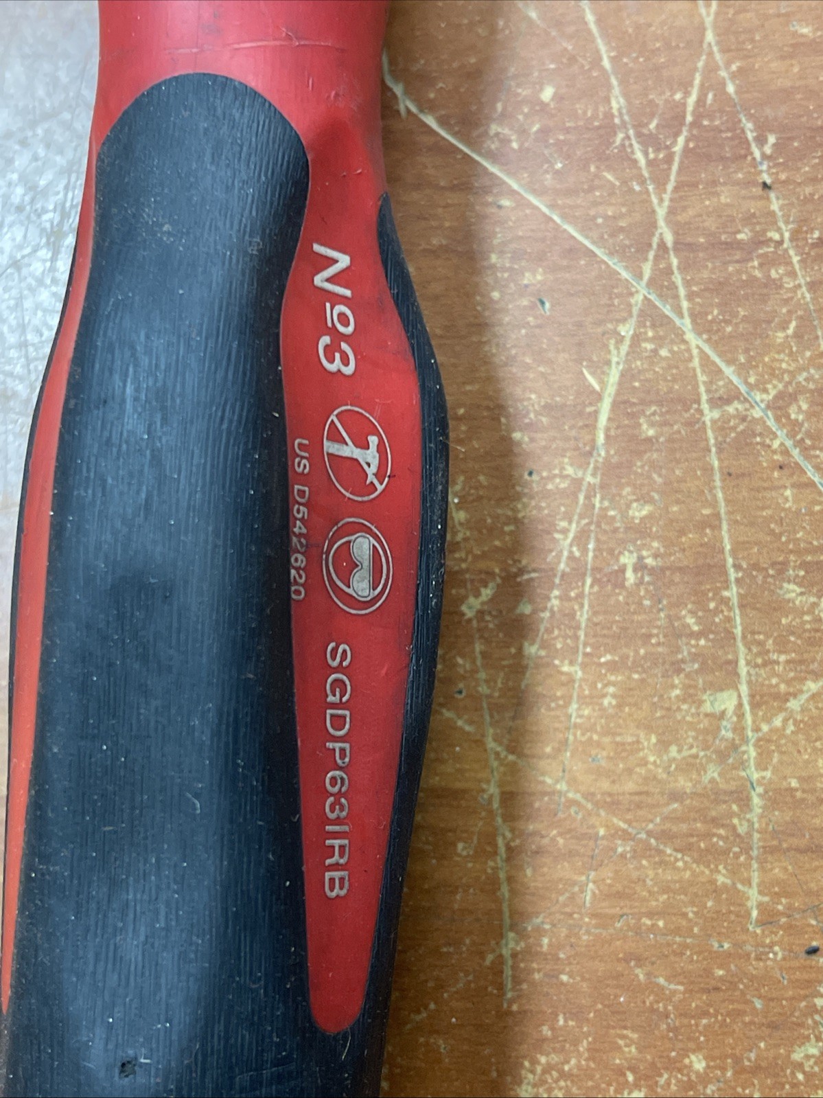 SNAP ON LARGE SCREWDRIVERPHILLIPS NO 3 CLASSIC RED SGDP631RB NEW PREMIUM TOOL