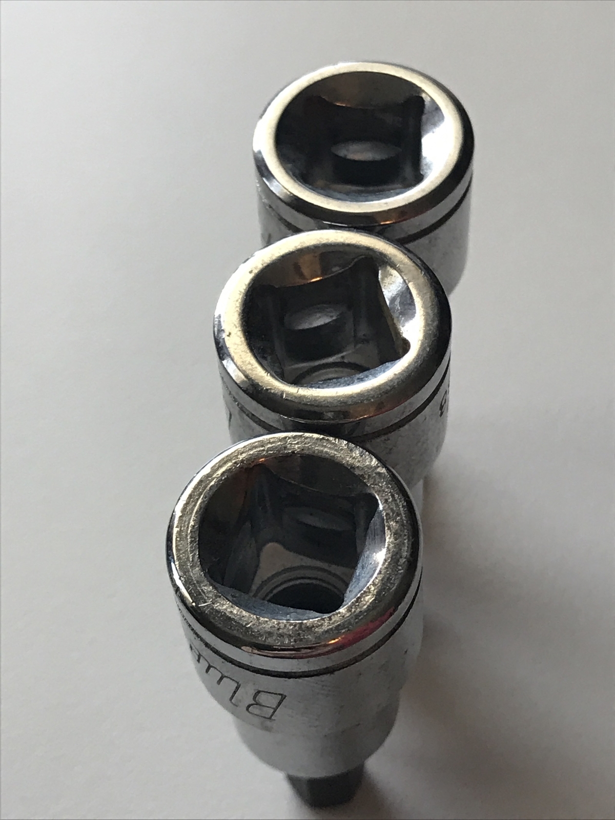 Blue Point 3 Pc Set 3/8″ Dr Hex Allen Metric Sockets BLPH3810 BLPH388 BLPH387