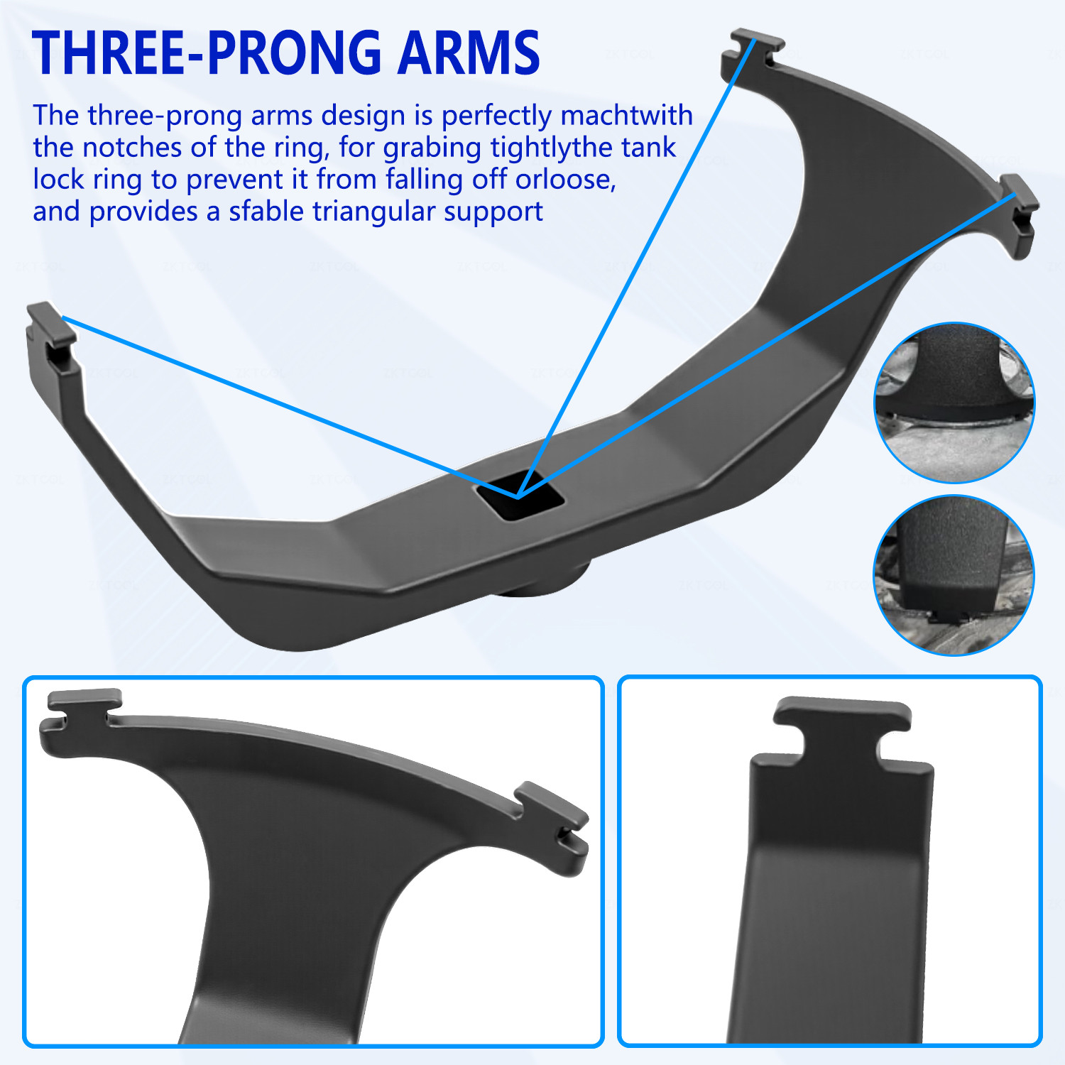 6599 Fuel Tank Lock Ring Tool For Ford Nissan Hyundai Jeep Benz BMW Land Rover