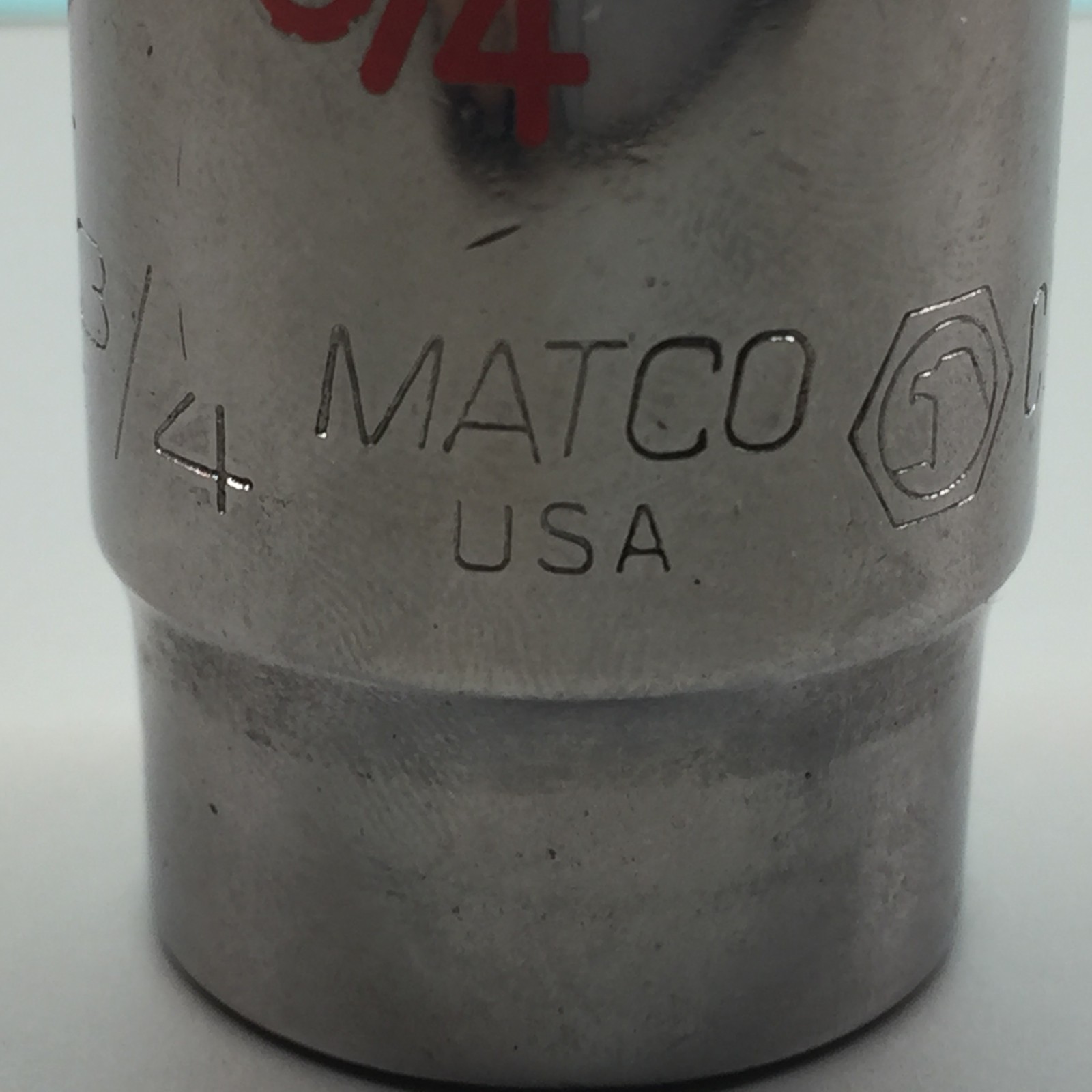 Matco C246A – SAE 3/4 Inch – 1/2 Drive – 6 Point Shallow Socket