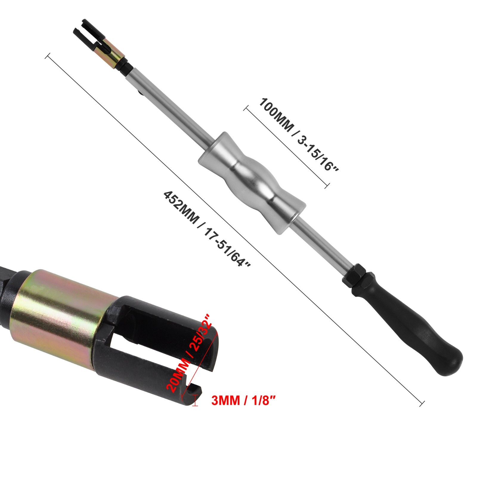 Petrol Injector Puller Tool Kit for Ford Ecoboost GDI ENGINES OEM 310-206