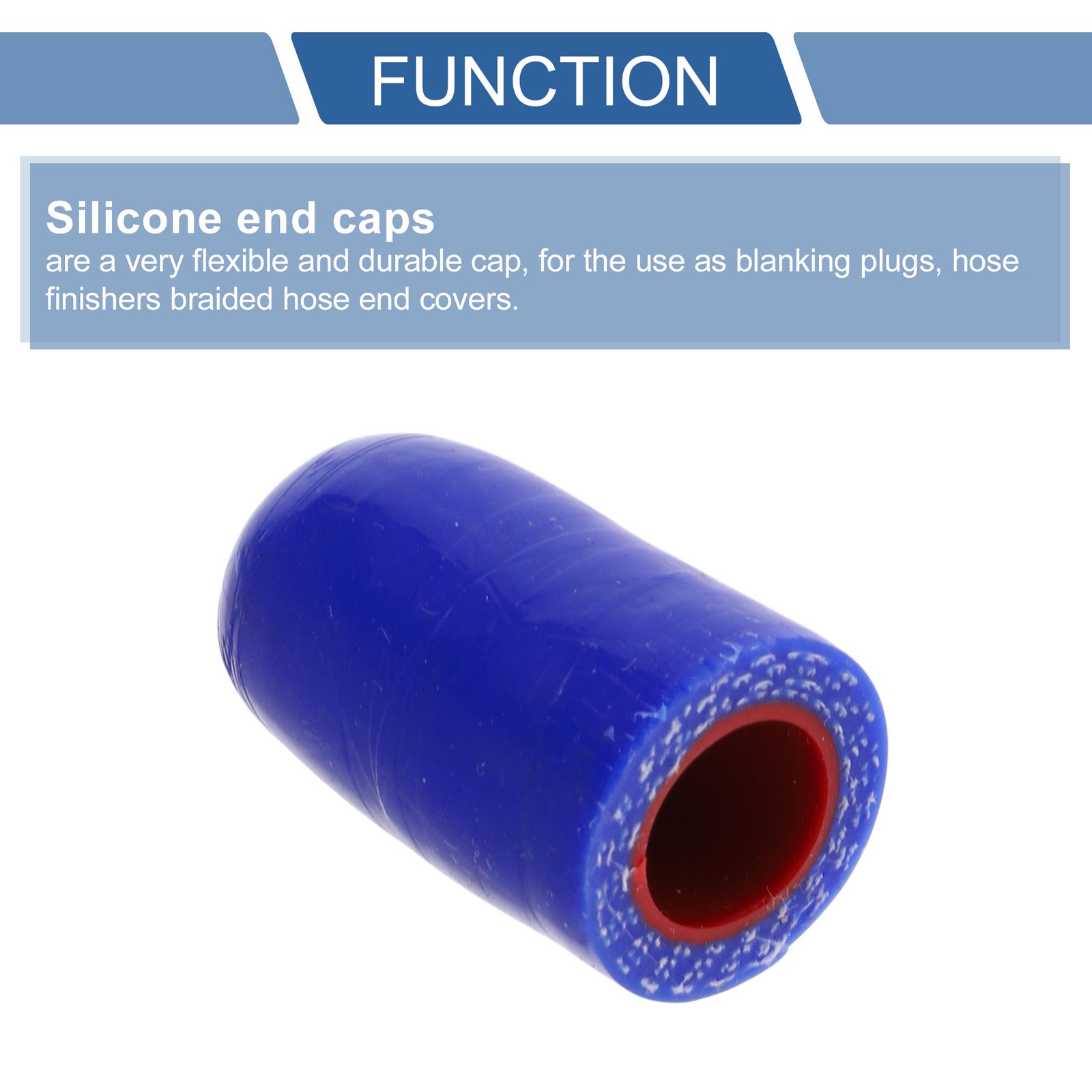 15/32″ 12mm ID 4 Layer 5-30mm Blue/Red Car Pipe Cap