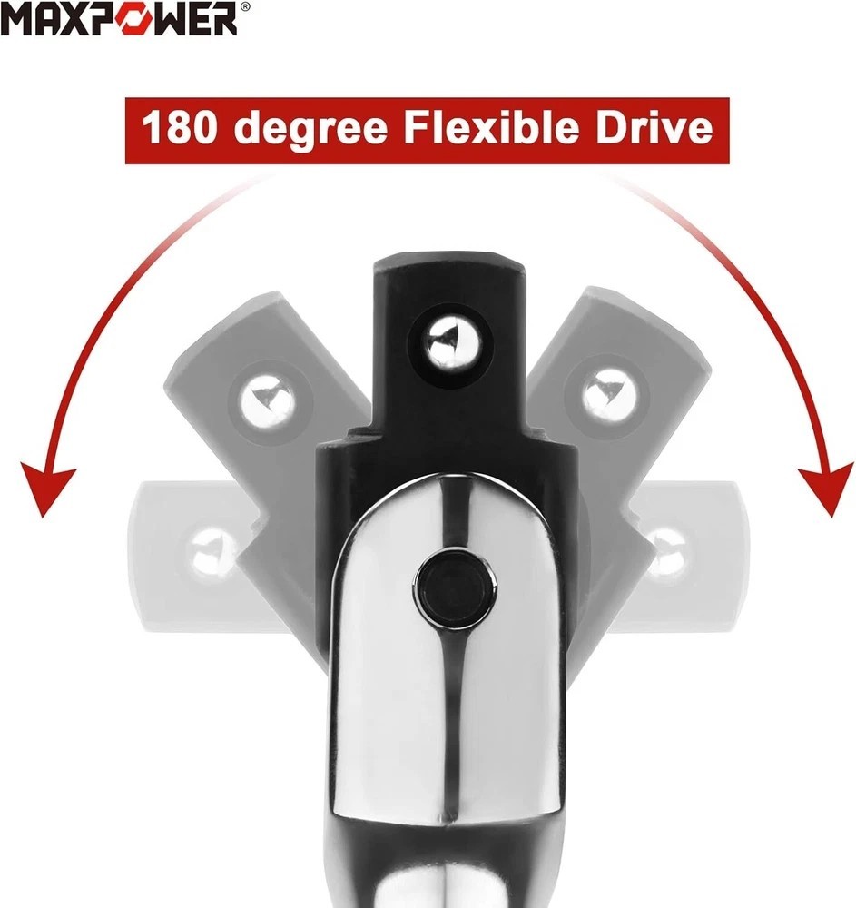 Heavy Duty 3/4 Drive 24-Inch Breaker Bar with Flex Handle – 1041 Ft-Lbs Torque