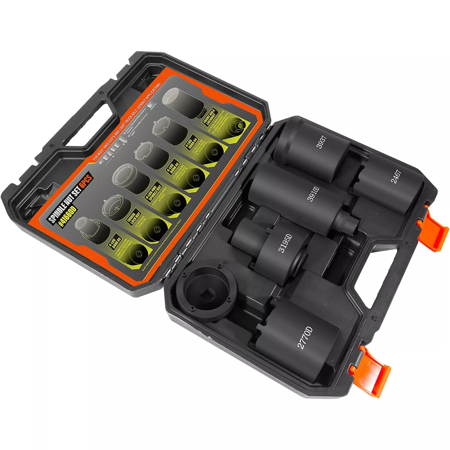 41660D Spindle Nut Socket Tool Set For Ford Dana 44 50 80, F-series, GM, Toyota