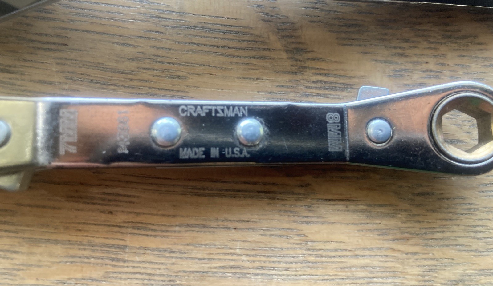 Craftsman Ratcheting Box Wrenches 5 PCs Metric Made In USA