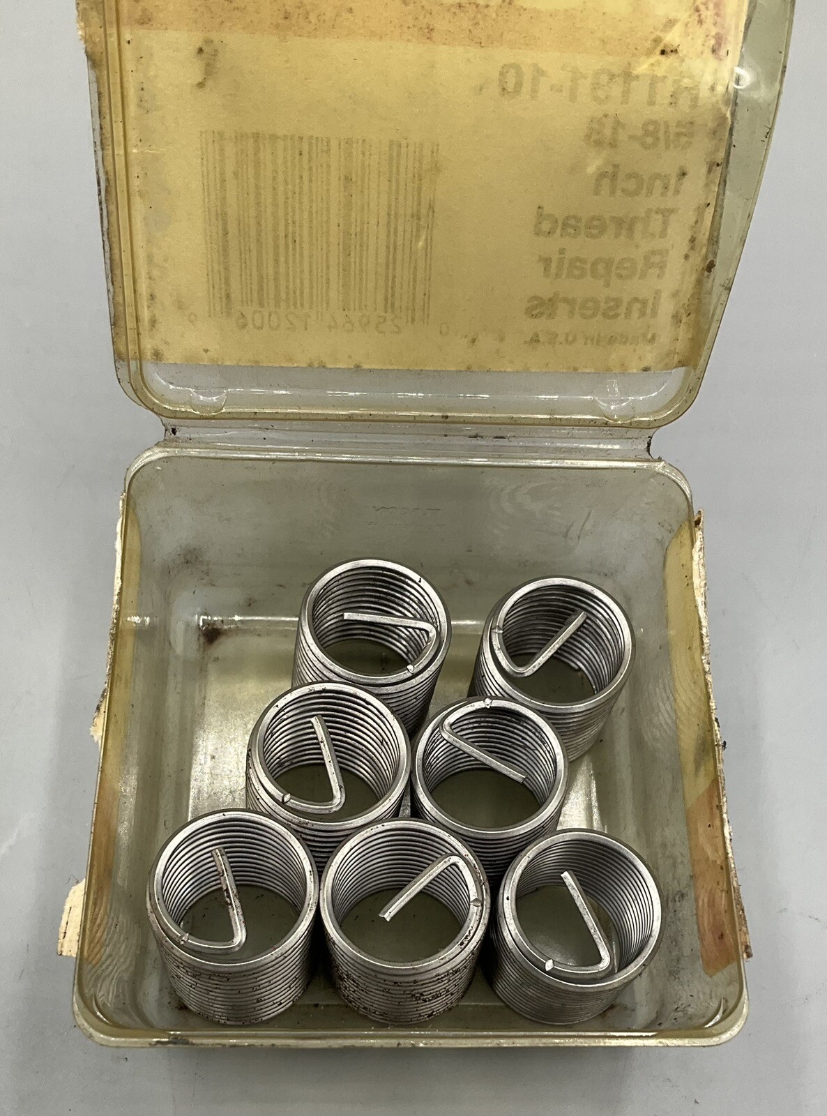 7 Piece Helicoil 5/8-18 Inch Thread Repair Inserts R1191 Made in the USA Partial