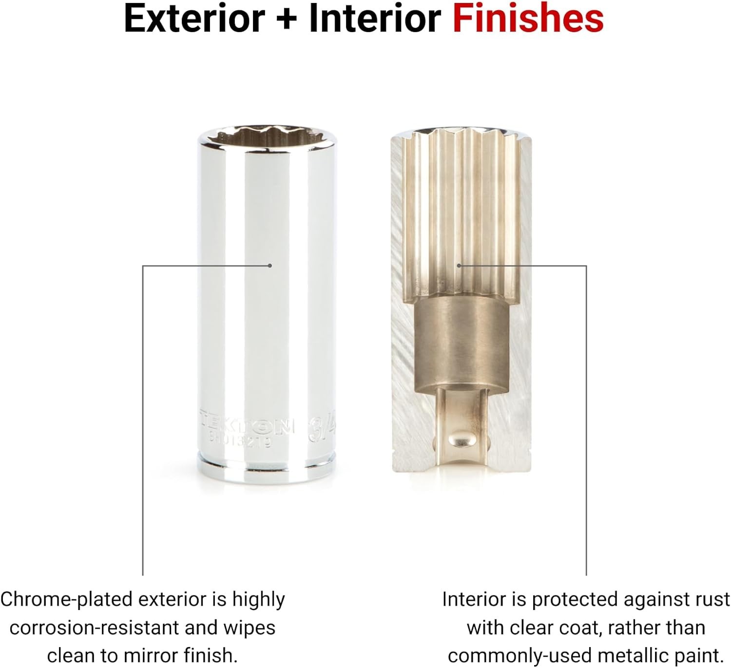 3/8 Inch Drive x 1/4 Inch Deep 12-Point Socket