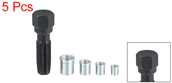 FIVE 14mm Cylinder Head Rethreaded Kit Universal Reamer Cylinder Thread Repair
