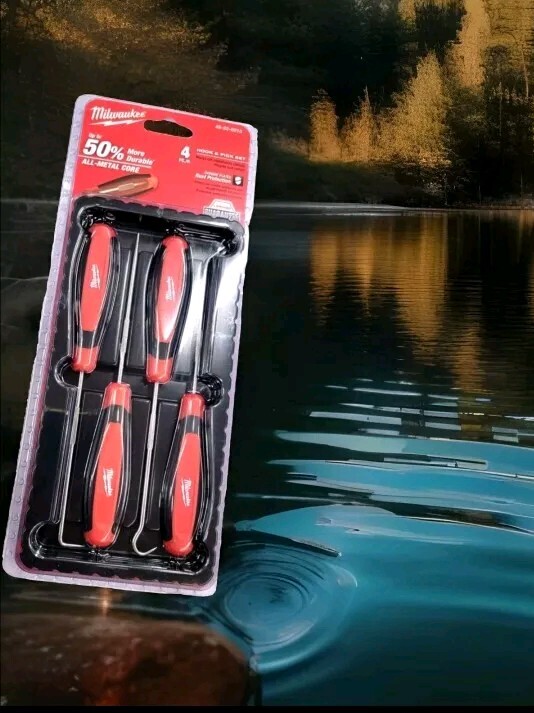 Milwaukee Chrome-Plated Hook and Pick 4 Piece Set