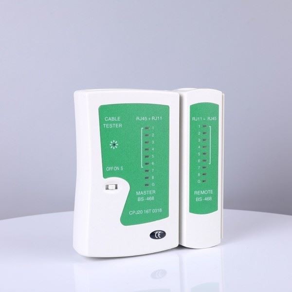 Portable Lightweight Network Cable Tester Straight Open Short Detection