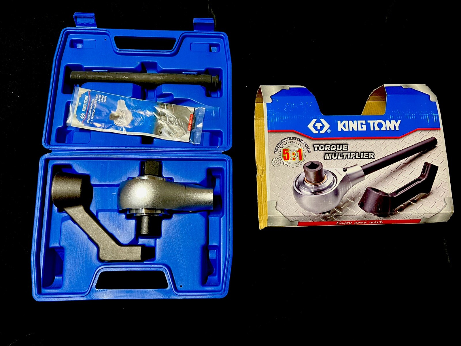 King Tony 5:1 Torque Multiplier 2000 ft-lb 3/4″ -1 Output 34668