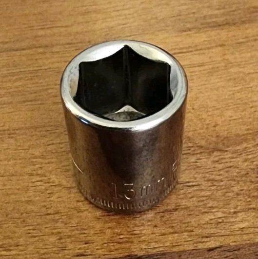 Craftsman USA 13mm Socket 6 Point 1/4″ Drive Inverted G 43514