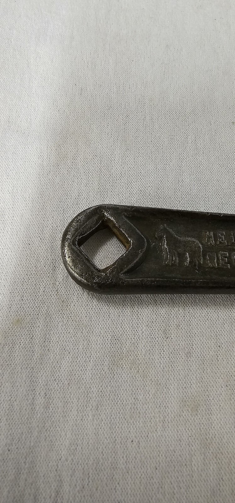🇺🇸Vintage Heller Bros. 8” MASTERENCH Horse Logo Self Adjusting Spring Wrench