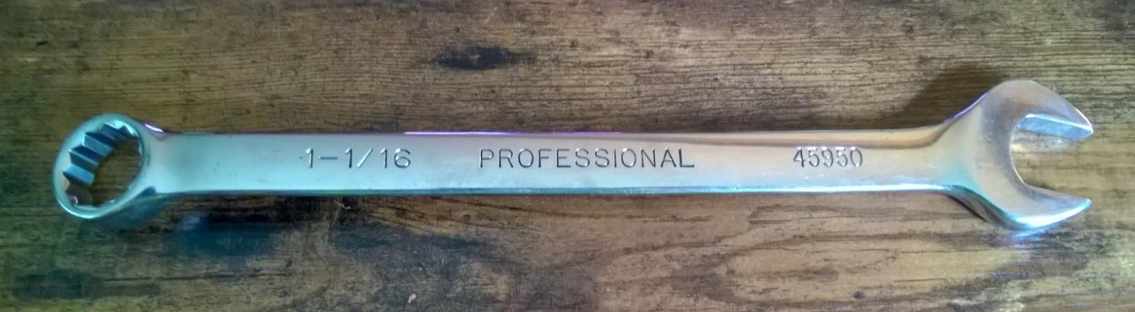 Craftsman Professional Standard SAE Long Polish USA 1 1/16″ #45950 combo wrench