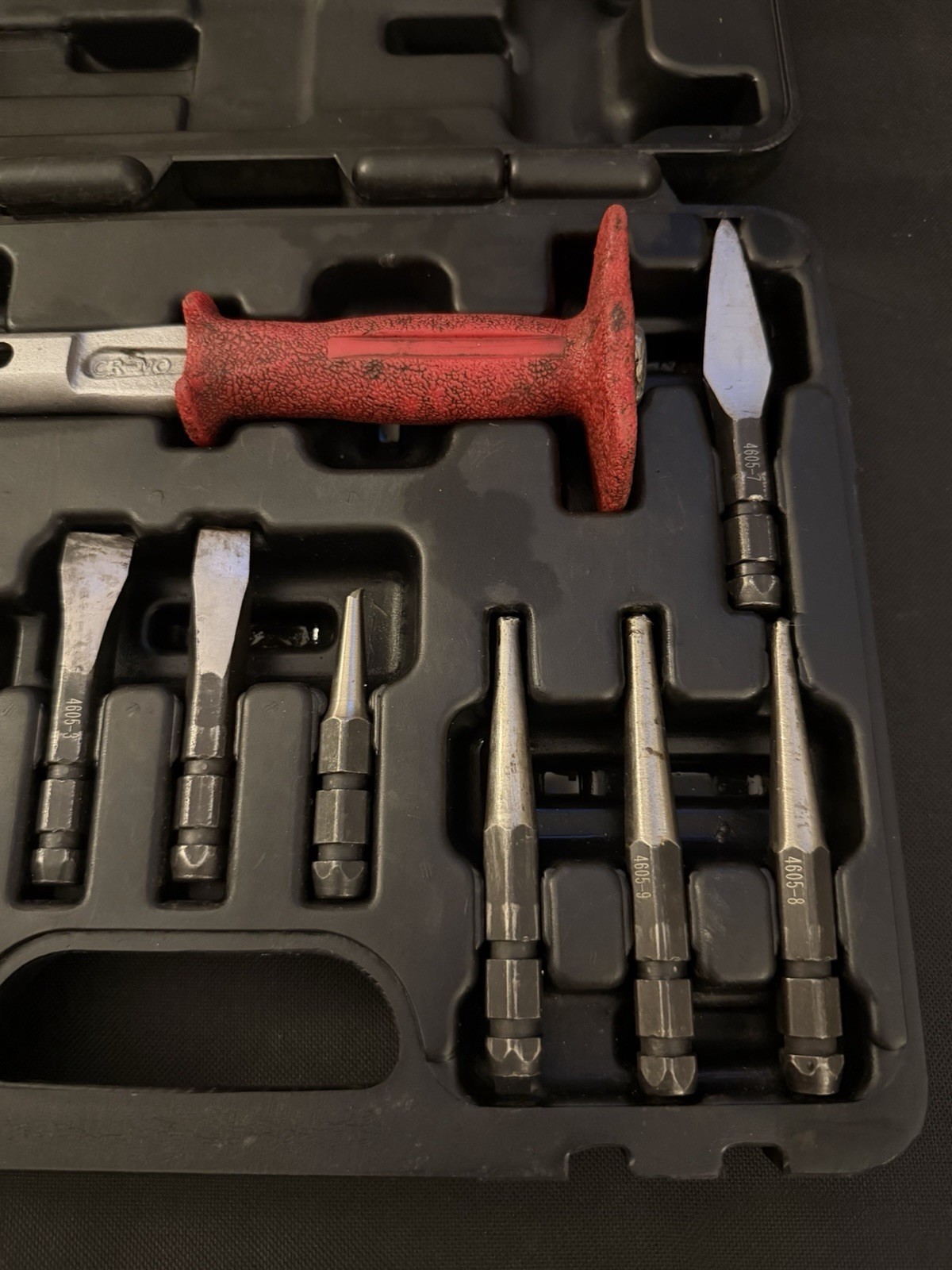 MAC Tools PCS1000K 12pc Chisel & Punch Set w/ Case