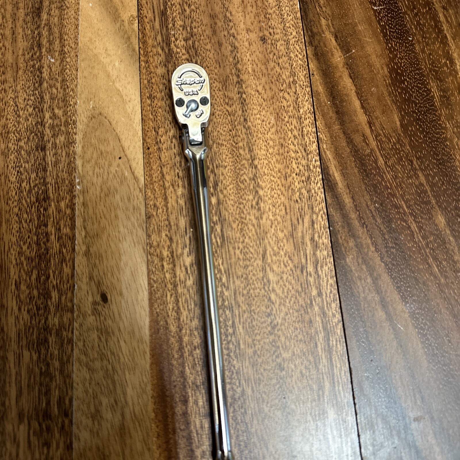 NEW Snap On 1/4″ THLLF72 X-Long DARK TITANIUM Soft Grip Flex Head Ratchet