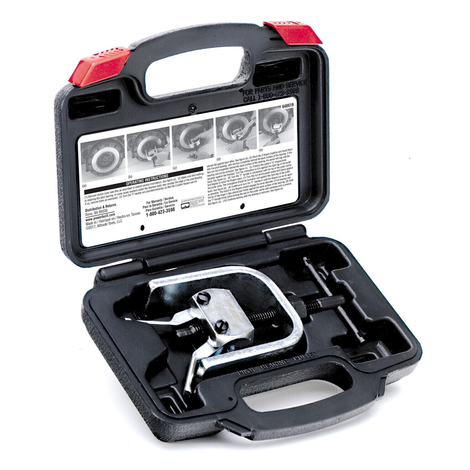 Efficient Bearing Puller Tool Set – Heavy-Duty 1.5-Inch Fingers & Instructions