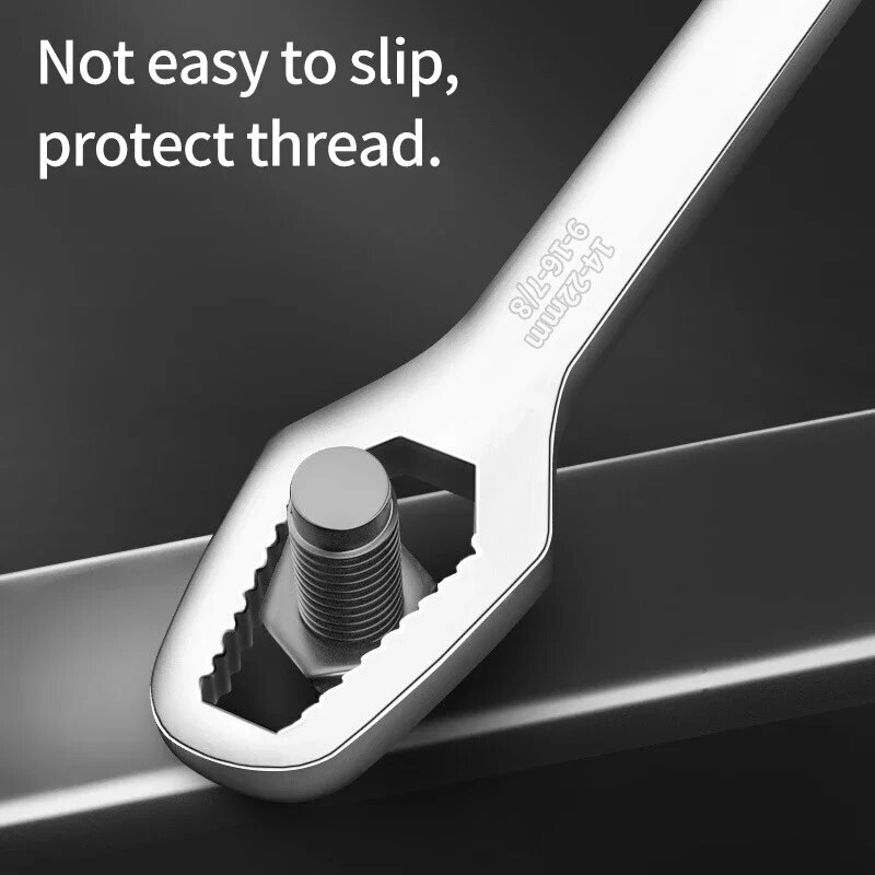 3-17mm/8-22mm Universal Multi-functional Adjustable Double End Box Wrench Wrench