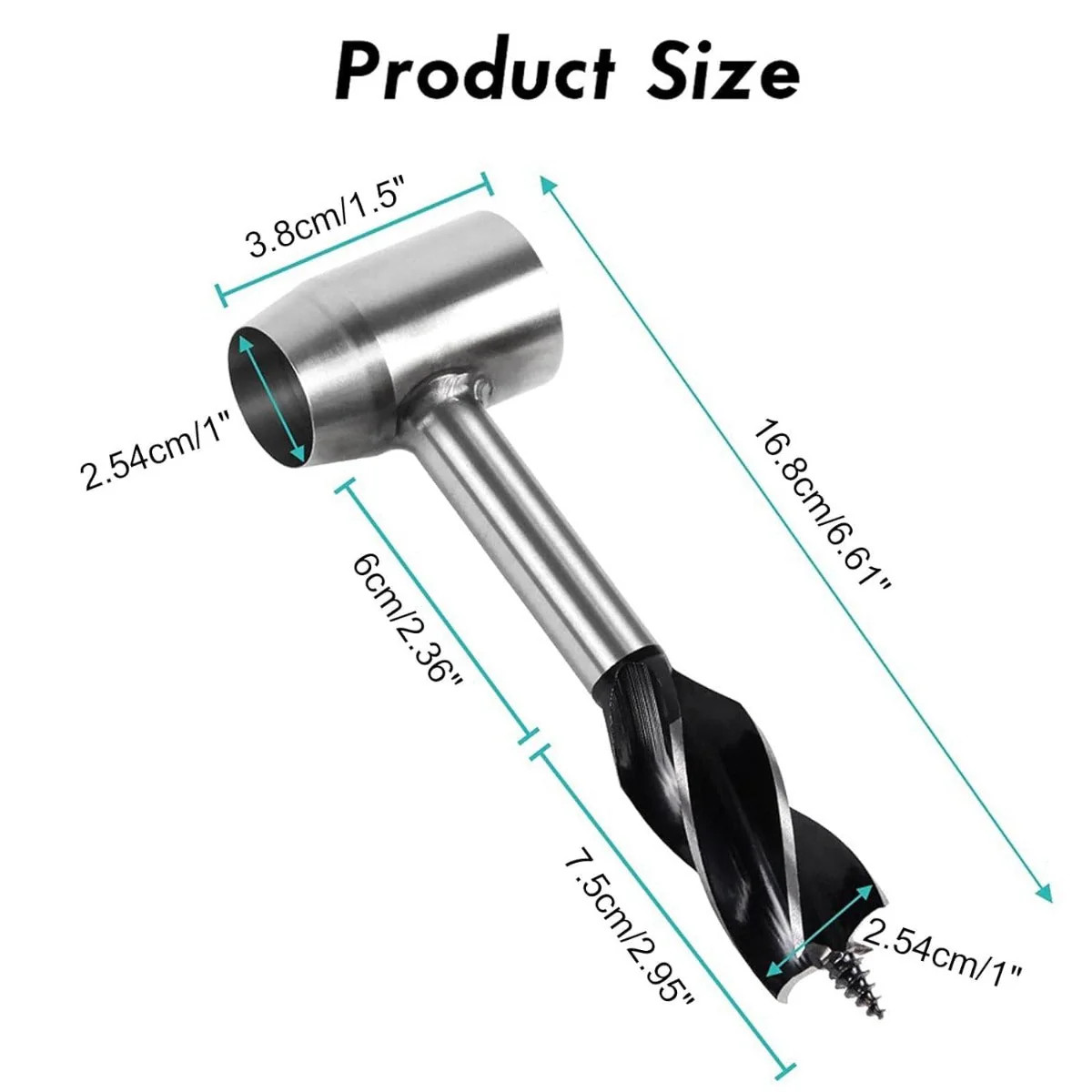 Survival Tools for Bushcraft Settlers Wrench Adhesive Eye Auger Drill Bit
