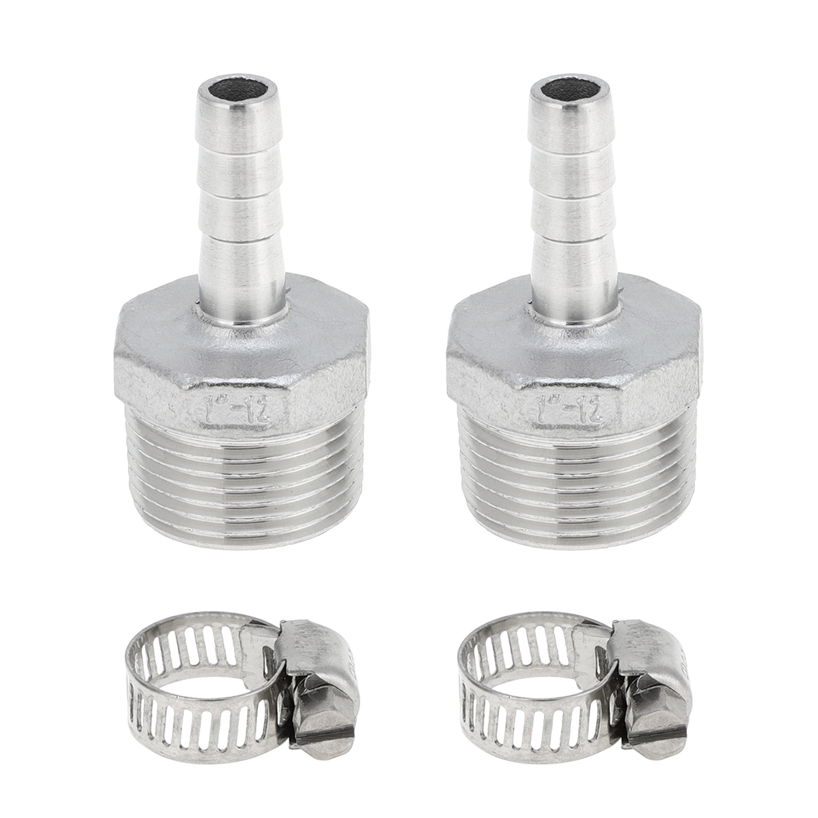 Barb Fittings 15/32″ OD 1″ BSPT Male Fittings a Compression 1 Set