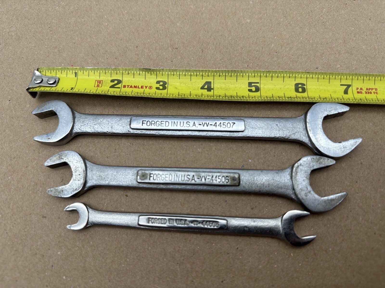 3 Craftsman Open End Metric Wrenches V44507/V44506/VV44503 7-9-12-13-14-15mm