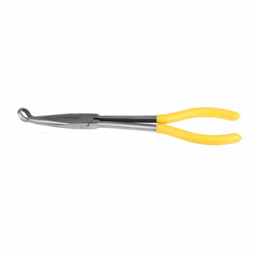 280mm Long Spark Plug Pliers Offset Tip Spark Plug Wire Boot Puller Removal Tool