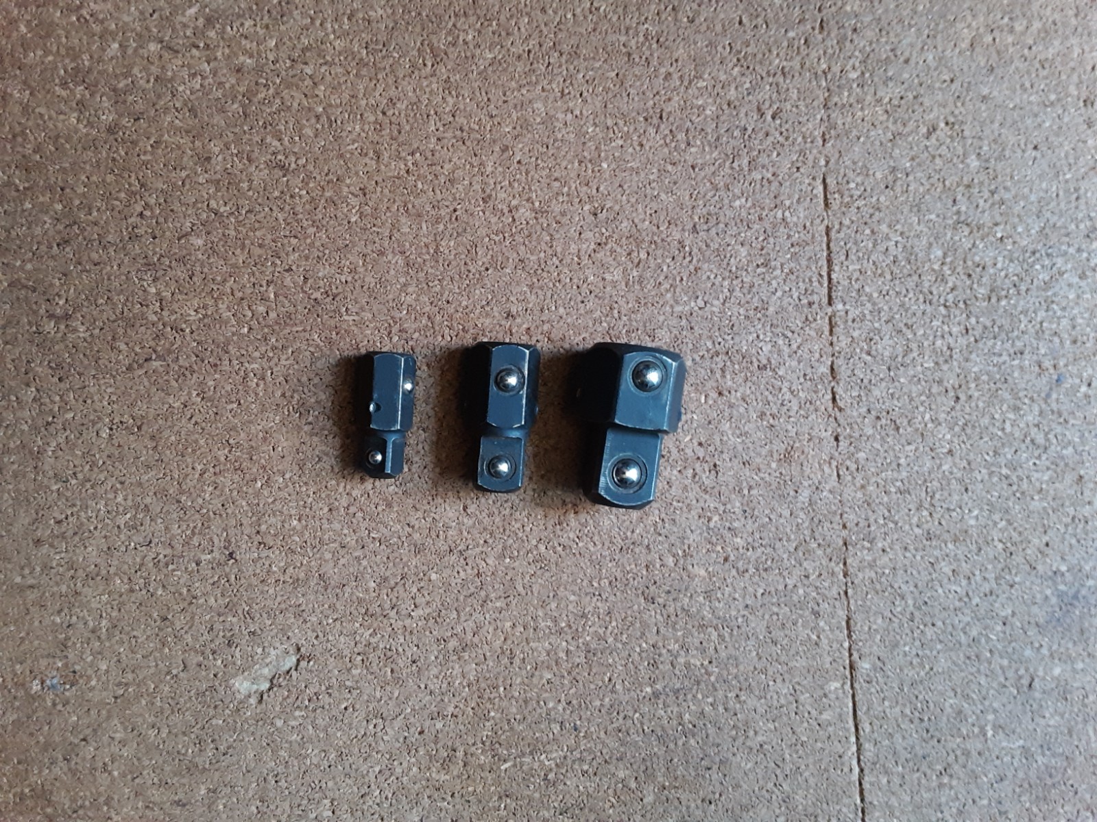 3 socket Adapters 19mm or 3/4 -1/2 Drive/ 13mm or 1/2 -3/8 drive/10mm or 3/8-1/4