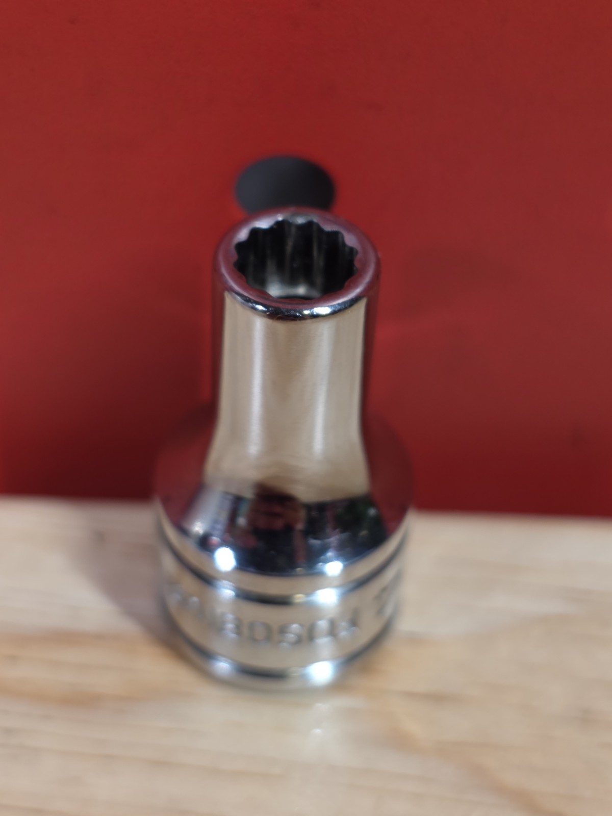 Snap-on Tools FDS081 1/4″ SAE 3/8″ Drive 12-Point Semi-Deep Chrome Socket NICE