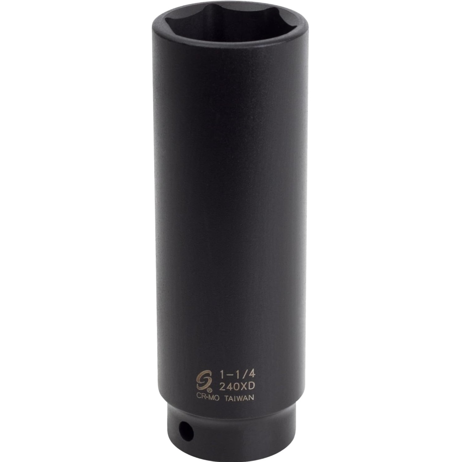 1/2 in. Drive Extra Deep Impact Socket 1-1/4 in. 6-Point CR-MO Steel