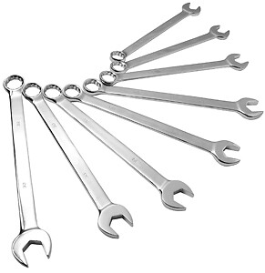 Sunex Tool 9919Ma 8 Piece Metric Full Polished V-Groove Combination Wrench