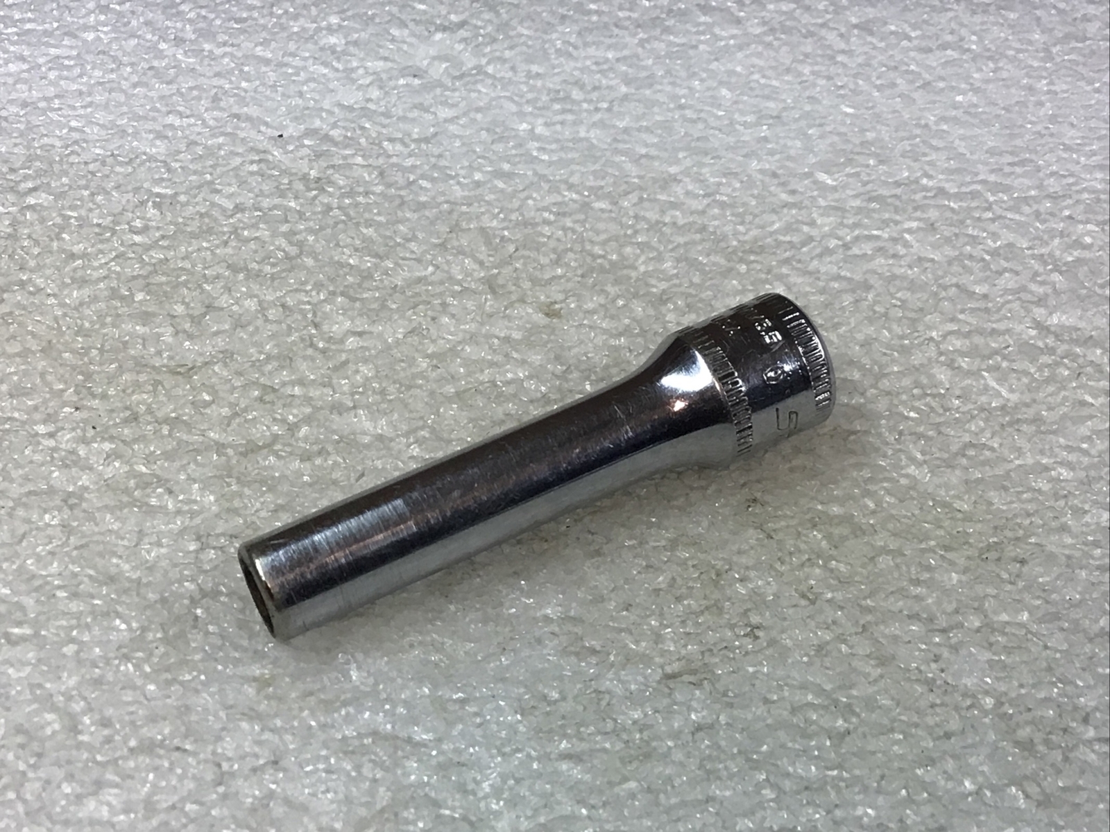 Snap On#STMM5.5 – 5.5mm, Metric, 1/4″Dr., 6-Point, Chrome, Deep, Socket-USA-NICE