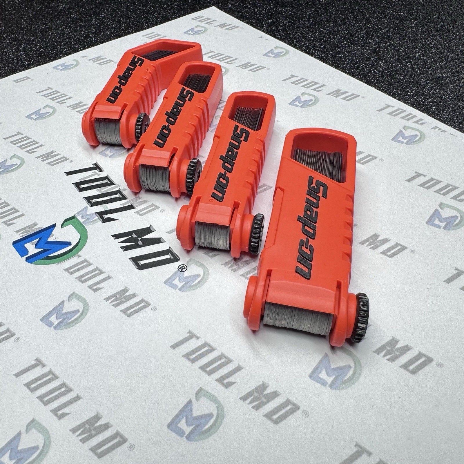 Snap-on Tools USA NEW ORANGE 4pc Offset 45° & Straight Feeler Gauge Blade Sets