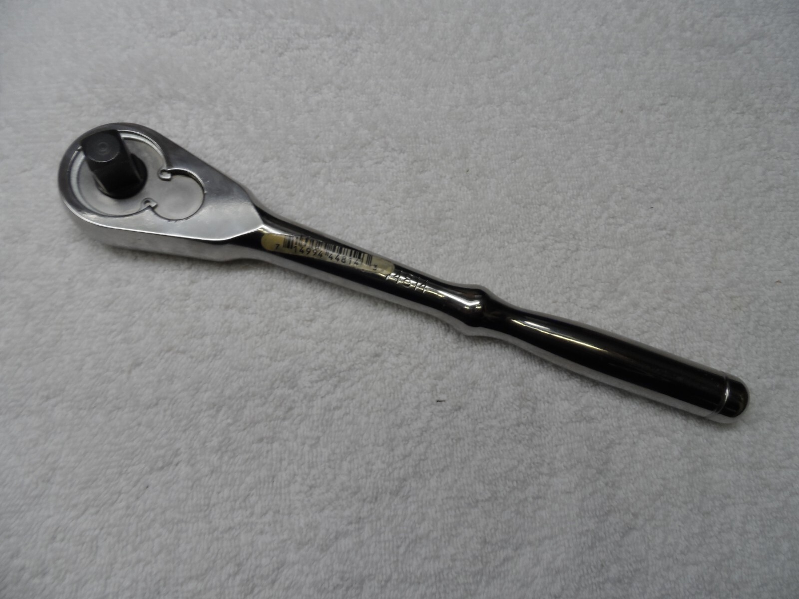 Craftsman 1/2″ Drive Polish Tear Drop Ratchet NOS USA – Part # 44814 (sticker)