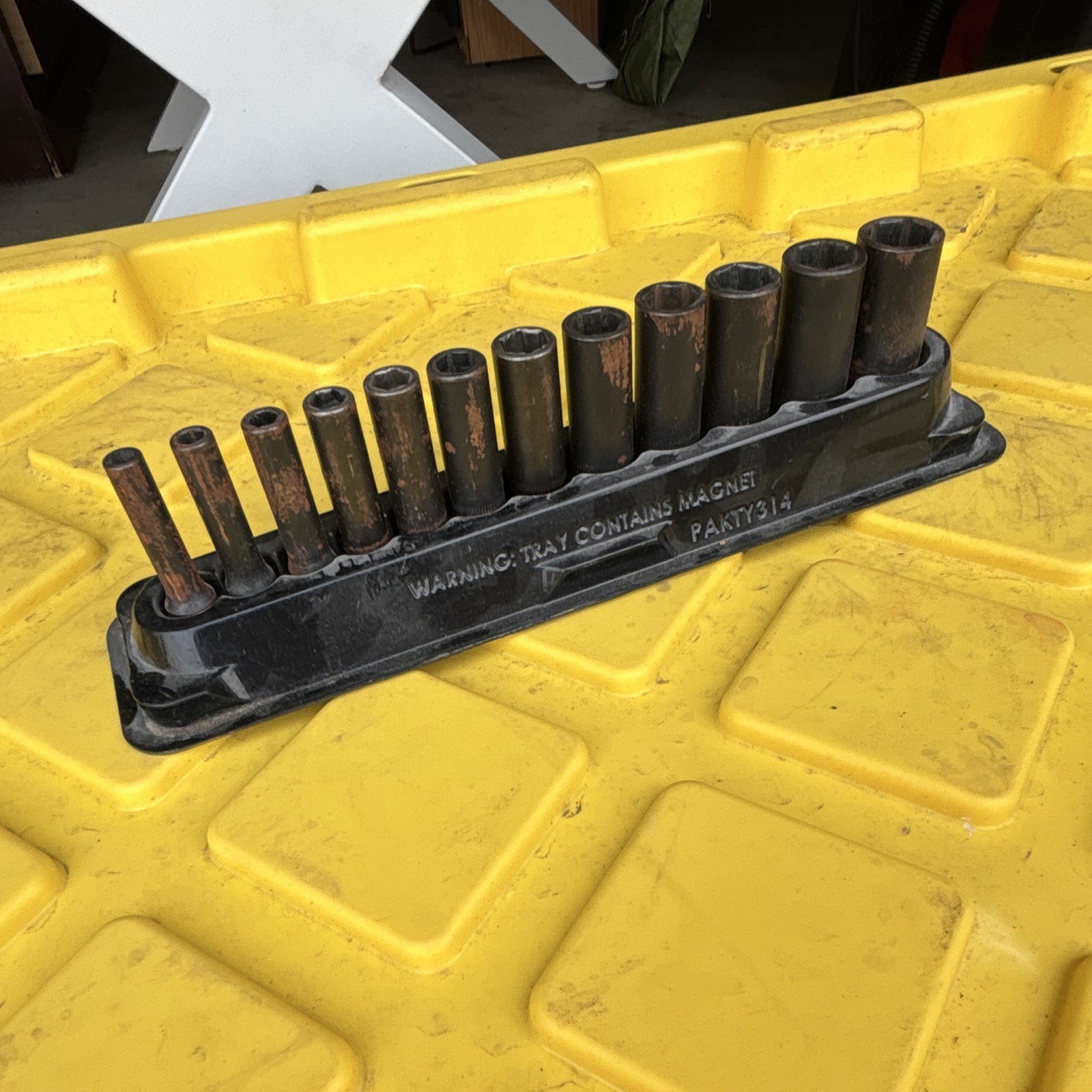 Snapon Deep Drive Impact Socket Set Metric with magnetic tray