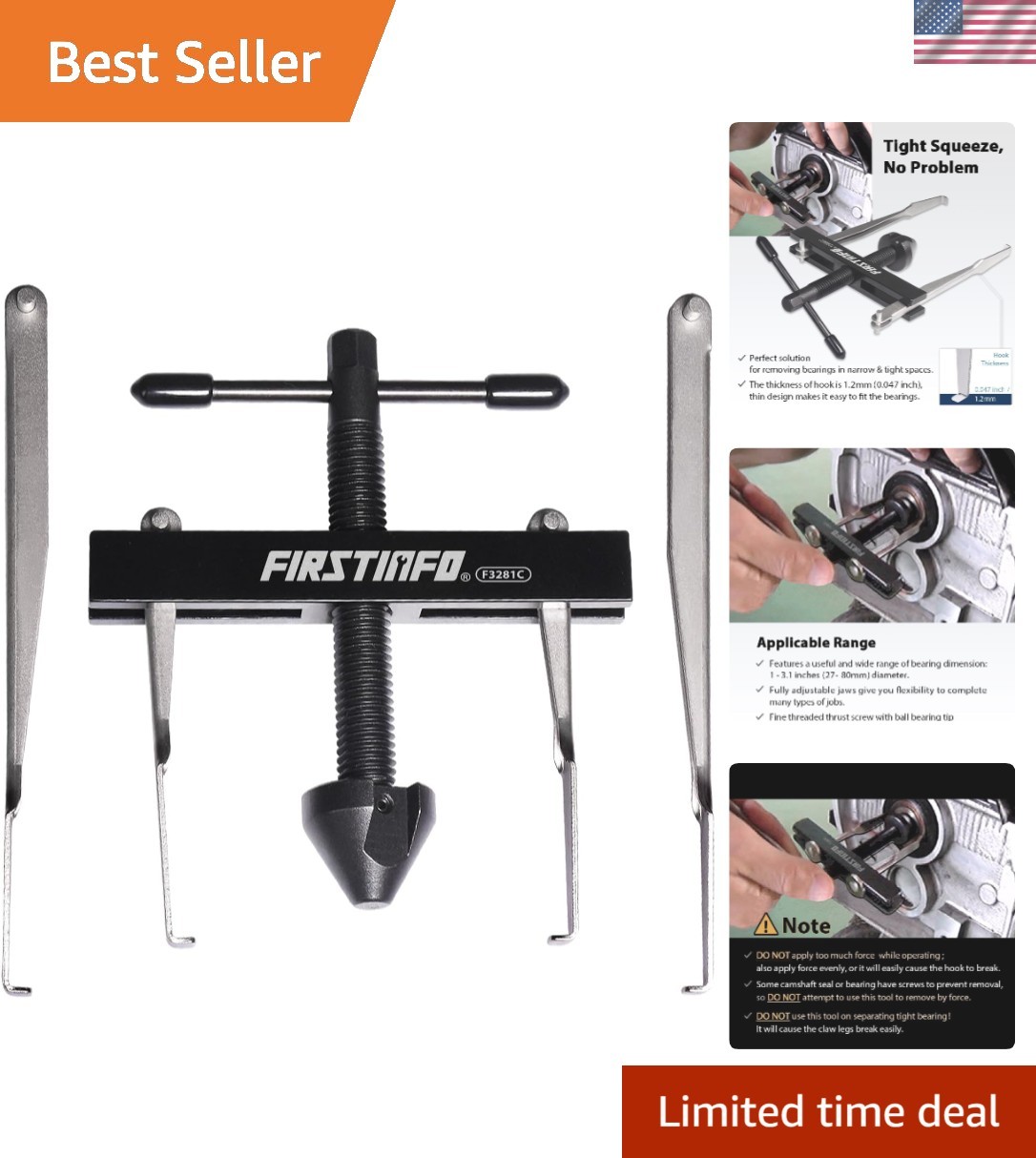 Compact Crankshaft Seal Remover – No Dismantling Required with Quality Assurance