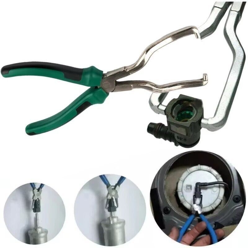9 Inch Car Fuel Line Clip Spark Plug Removal Long Electrical Disconnect Pliers