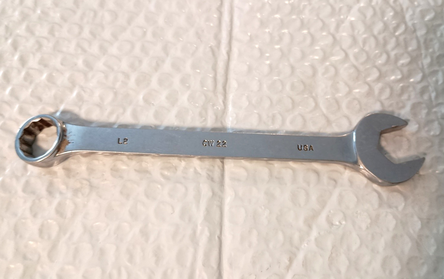 MAC TOOLS CW22, 11/16″ COMBINATION WRENCH, 7.75″ LONG, 12 POINT.