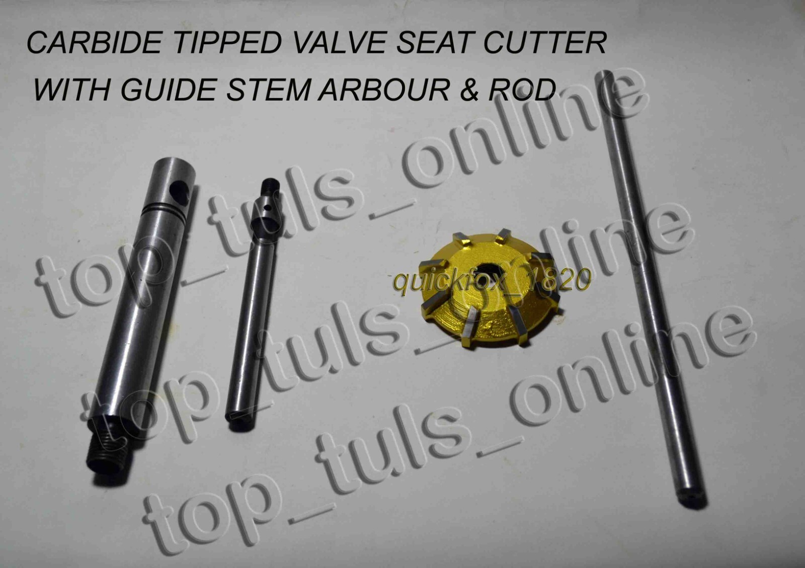 17x CHEVY 350 Small Block Series Head VALVE SEAT CUTTER KIT 3 ANGLE CUT CARBIDE