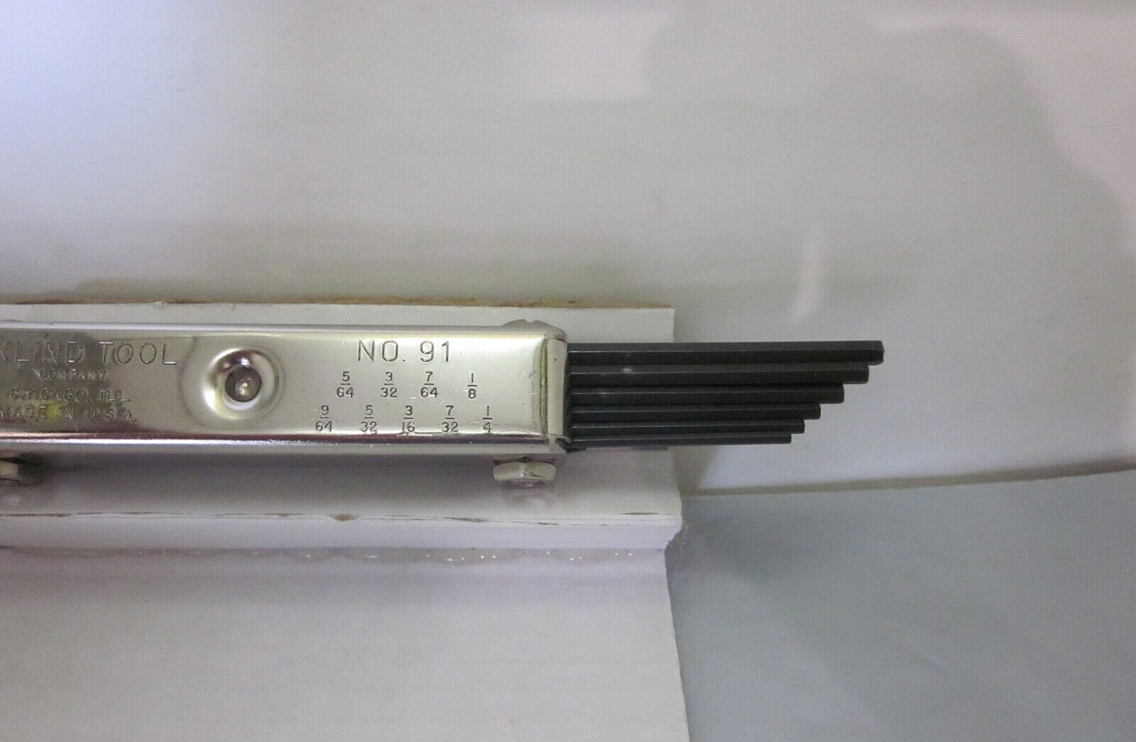 EKLIND TOOL No. 91 Folding Hex Keys Allen Wrench Set 9 Sizes SAE USA