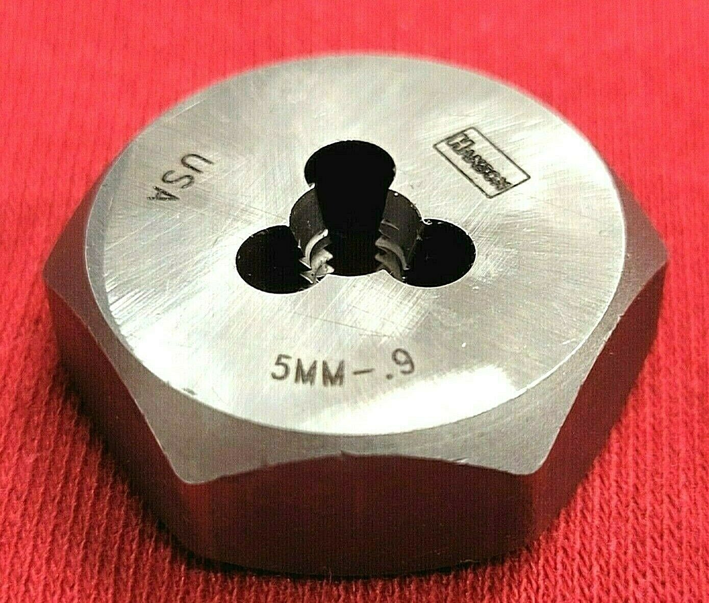 M5 X 0.90 Metric 1″ Hex Die Irwin Hanson 6623 5MM CS USA RH