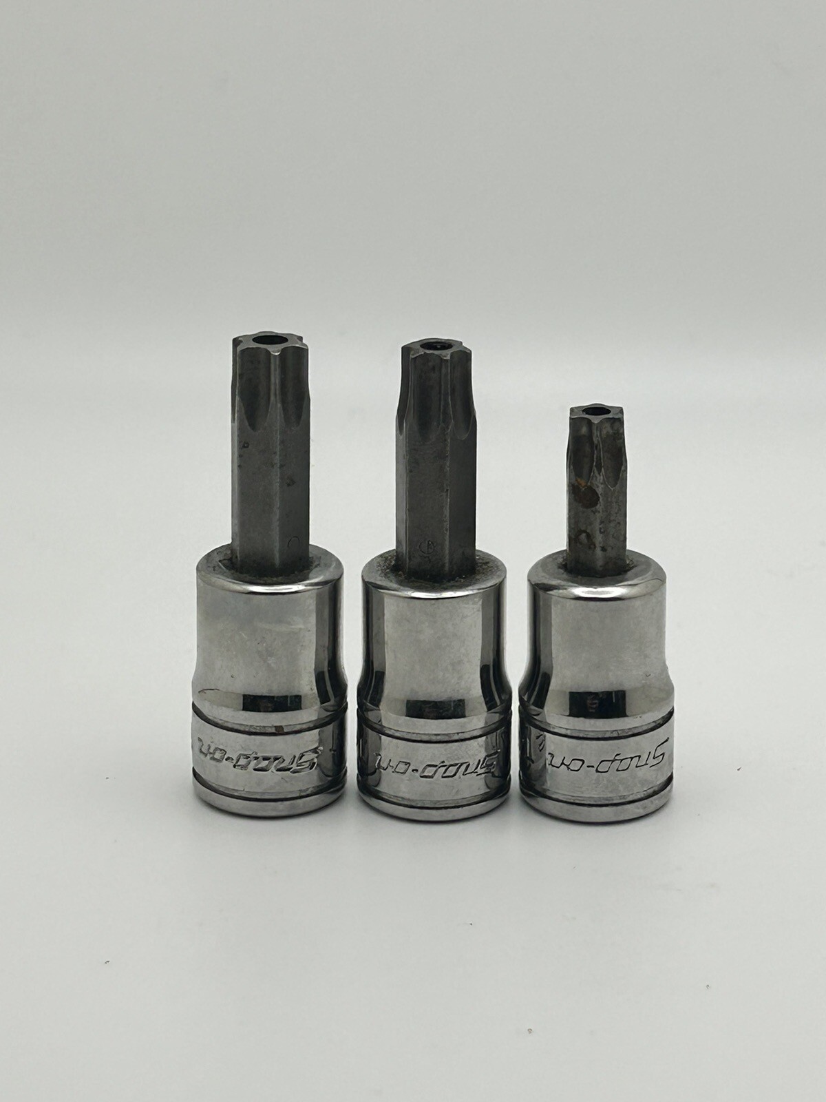 Snap On Tools 3pc 3/8″ Drive Torx Socket Driver Set FTX40E FTX45E FTX50E