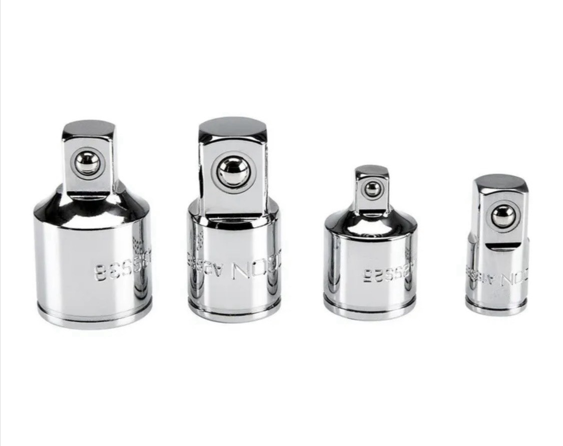 Icon Professional Socket Adapter Set 4-Piece Chrome Moly Steel A123US-4