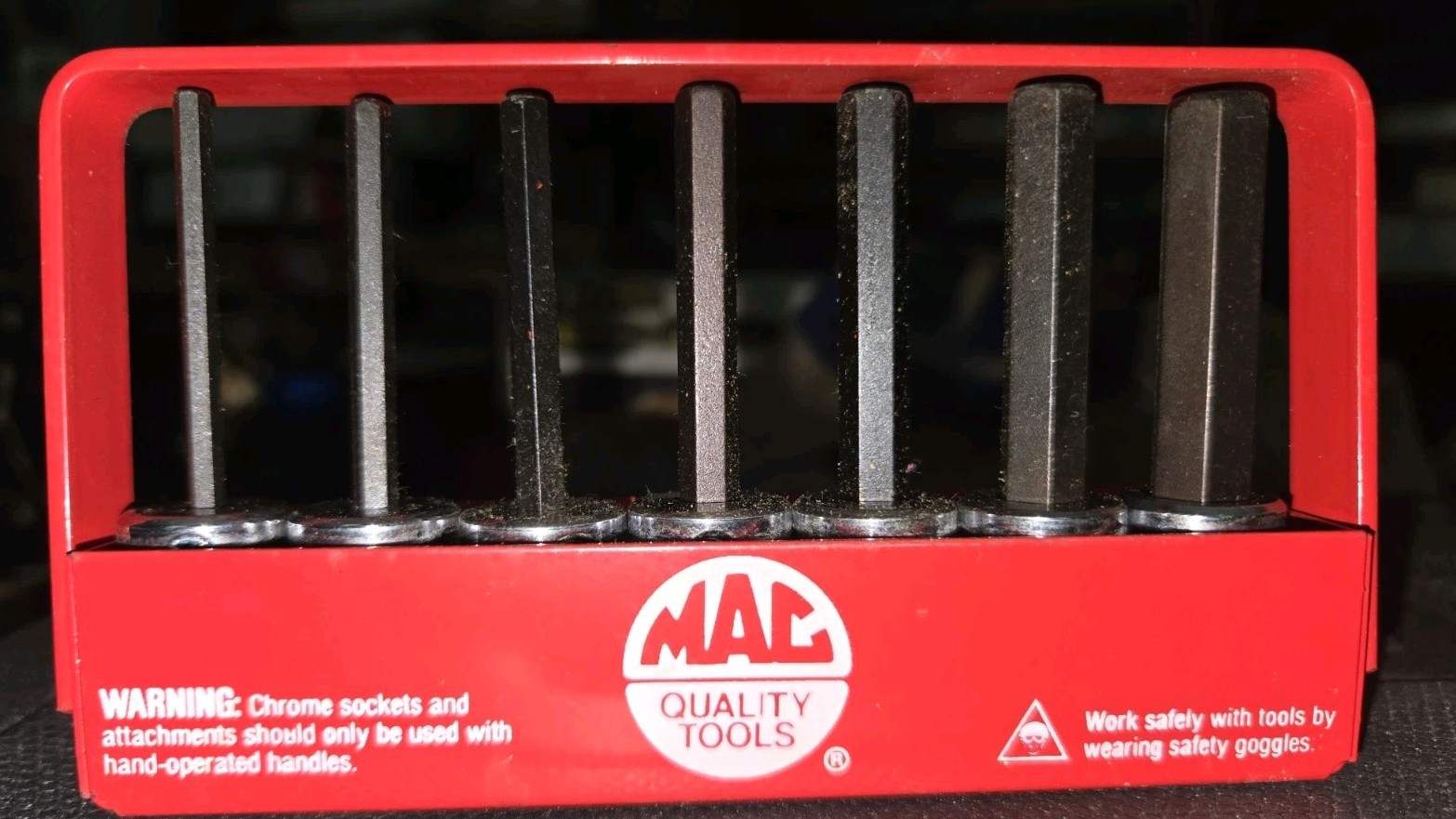 MAC Tools Socket Hex Allen 7 pcs X126D X106D X86D X76D X66D X56D X46D 3/8″ Dr