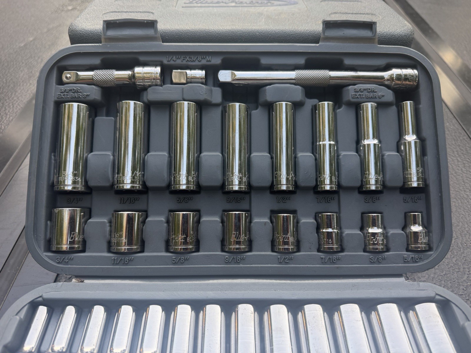 Blue-Point General Service Socket Set 3/8″ Drive SAE/Metric BLPGSS3849