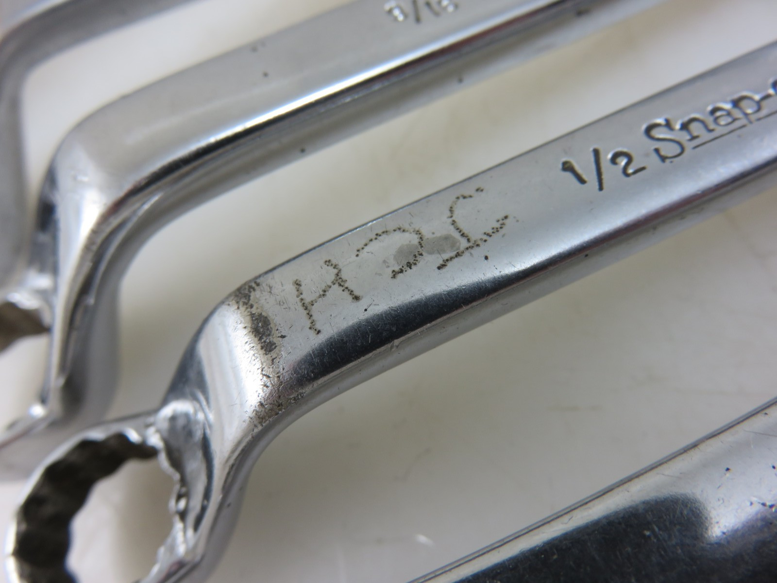 Snap-On XSO SHORT 60° Offset Box End Wrench 7pc Set 5/16″-13/16″ Vintage